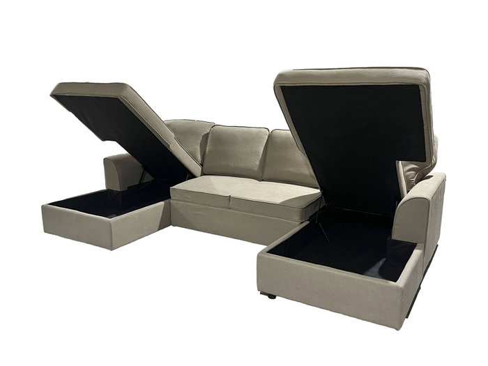 DKD Home Decor Sofá Cama Moderno Arena 154 x 92 x 298 cm
