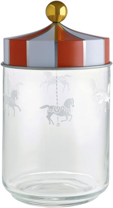Alessi Bote Hermético de Vidrio Circus 100 cl Alessi Bote Hermético de Vidrio Circus 100 cl