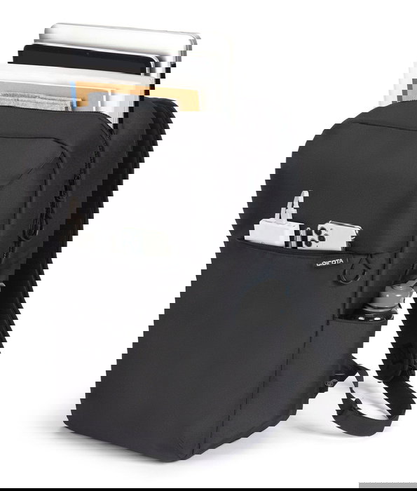 Dicota Mochila D32115-RPET para Portátil 16" - Negro, Poliéster 300D, Multibolsillos (Frontal y Lateral), Volumen 16 Litros