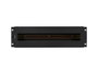 LANBERG AK-VDP103-B Panel de gestión de cables 3U con rail DIN TS-35 Negro