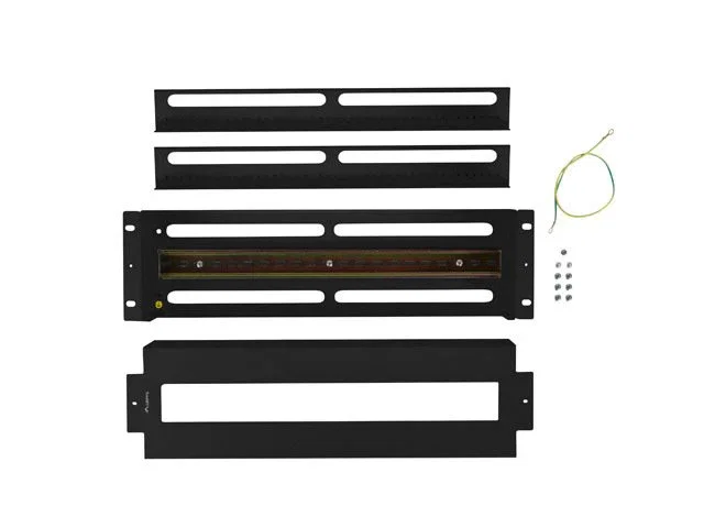 Lanberg AK-VDP103-B Panel de distribución de tensión 19'' 3U con rail DIN TS-35 Negro Lanberg AK-VDP103-B Panel de distribución de tensión 19'' 3U con rail DIN TS-35 Negro