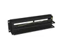 Lanberg AK-VDP103-B Panel de distribución de tensión 19'' 3U con rail DIN TS-35 Negro