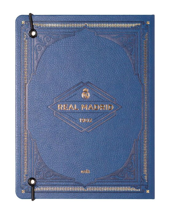 ERIK Cuaderno A5 Real Madrid Premium Tapa Dura Interior Punteado con Banda Elástica ERIK Cuaderno A5 Real Madrid Premium Tapa Dura Interior Punteado con Banda Elástica