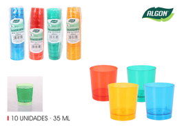 Algon Set de 50 Vasos de Chupito 35ml<|image>