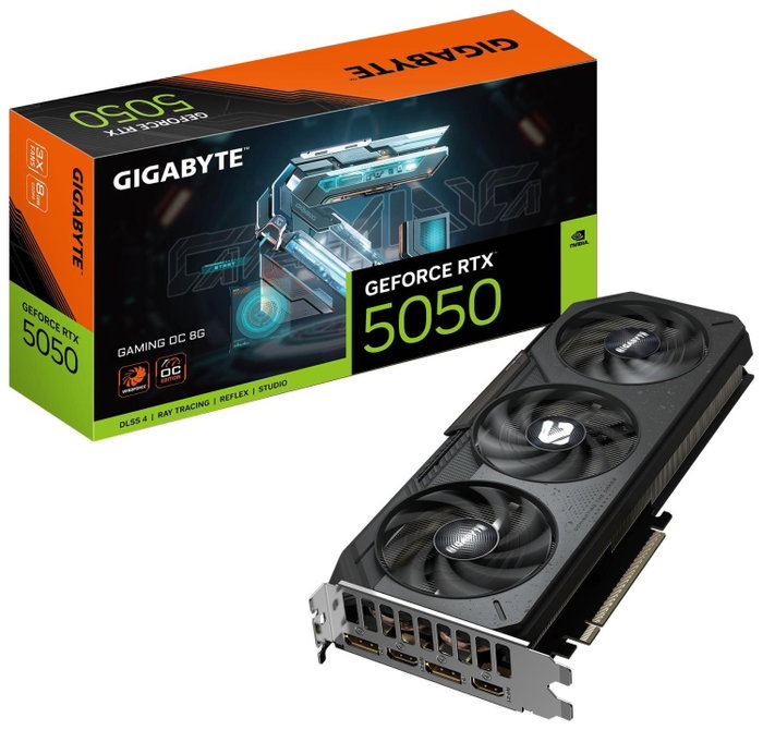 Gigabyte GeForce RTX 5050 Gaming OC 8G GDDR6 Gigabyte GeForce RTX 5050 Gaming OC 8G GDDR6