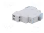 HAGER Interruptor de botón biestable 230VAC 16A para raíl DIN