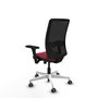 PIQUERAS Y CRESPO Silla de oficina Zulema Granate y Negro