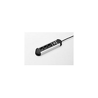 Bachmann 330.070 PRIMO Regleta 3 Tomas con Interruptor y Cable 1,75m - Negro - Schuko - Máx. 3680W/16A - Interior