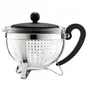 Bodum 0727015205137 Tetera de Vidrio y Acero Inoxidable Chambord 1 L Gris
