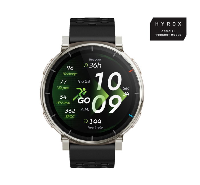 AMAZFIT Amazfit Active 3 Premium Oro con banda negra AMAZFIT Amazfit Active 3 Premium Oro con banda negra