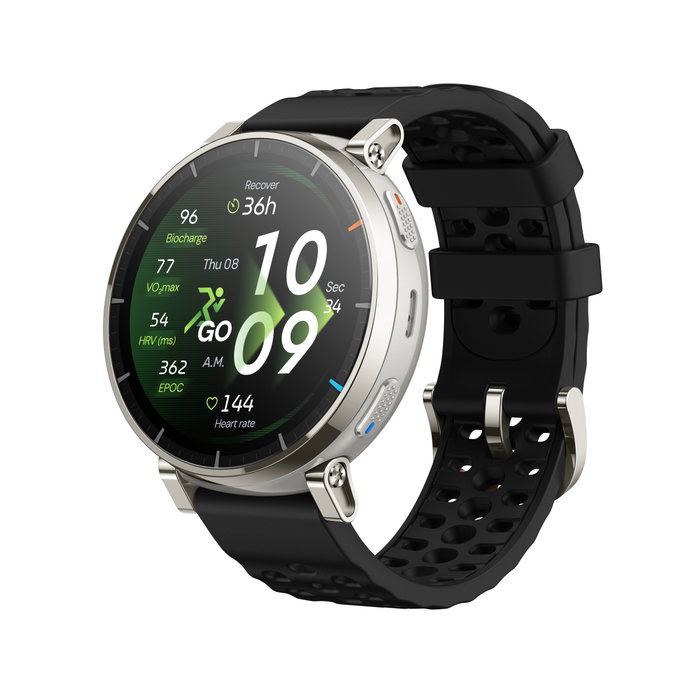 AMAZFIT Amazfit Active 3 Premium Oro con banda negra AMAZFIT Amazfit Active 3 Premium Oro con banda negra