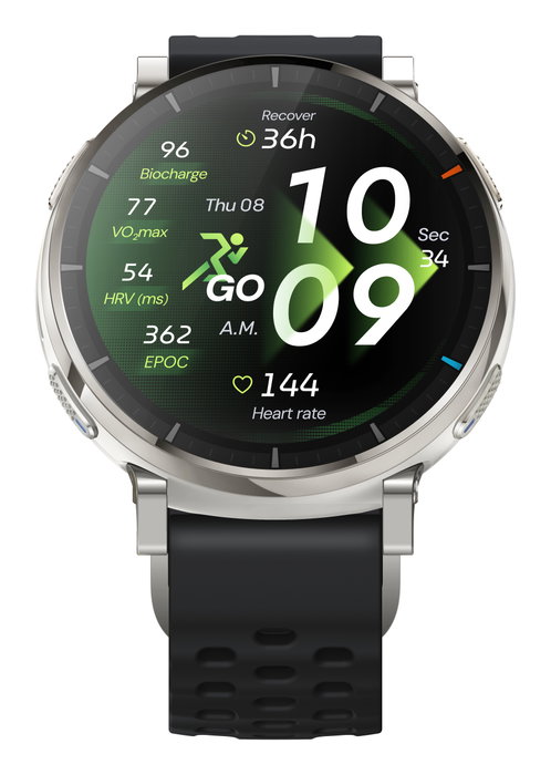 AMAZFIT Amazfit Active 3 Premium Oro con banda negra AMAZFIT Amazfit Active 3 Premium Oro con banda negra