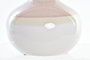 DKD Home Decor Jarrón Scandi de Porcelana Bicolor Rosa 16x16x16 cm - Set de 2 Unidades