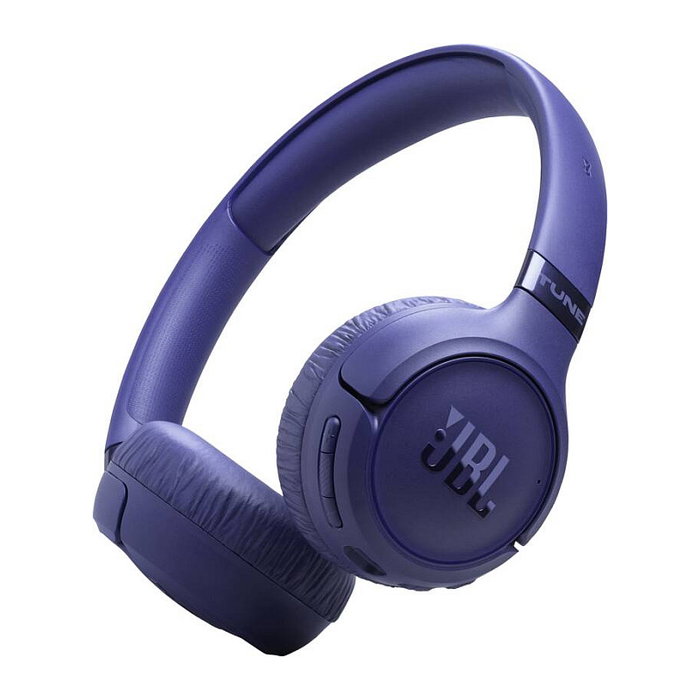 JBL Auriculares T680NC Supraaurales Bluetooth Inalámbricos y Alámbricos con Reducción de Ruido Adaptativa, Autonomía 50h, Color Azul