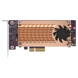 QNAP QM2-2S-220A Tarjeta y adaptador de interfaz interno M.2 PCIe 2.0 Oro