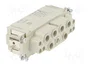 HARTING Han K 6/6 Pos. F Insert Combi con crimp