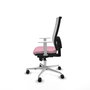 PIQUERAS Y CRESPO Silla de oficina Horna Rosa y Blanca