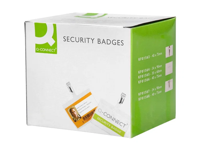 Q-connect Identificador con Pinza KF01562 Cerrada 60x90 mm Q-connect Identificador con Pinza KF01562 Cerrada 60x90 mm