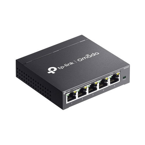 TP-LINK ES205G Switch Gestionado Gigabit Ethernet, 5 Puertos, Capacidad de Conmutación 10 Gbit/s, Integración Omada SDN TP-LINK ES205G Switch Gestionado Gigabit Ethernet, 5 Puertos, Capacidad de Conmutación 10 Gbit/s, Integración Omada SDN