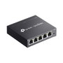TP-LINK ES205G Switch Gestionado Gigabit Ethernet, 5 Puertos, Capacidad de Conmutación 10 Gbit/s, Integración Omada SDN