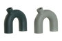 DKD Home Decor Jarrón de Aluminio Rugoso Ludri (Pack de 2)