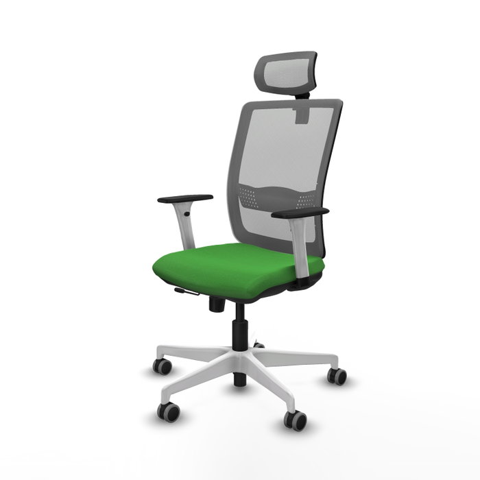 PIQUERAS Y CRESPO Silla de oficina Haches Verde y Gris PIQUERAS Y CRESPO Silla de oficina Haches Verde y Gris