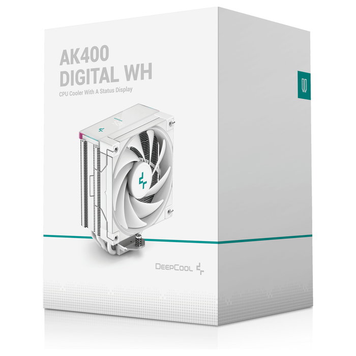 DeepCool AK400 Digital WH Blanco con Pantalla Digital y ARGB