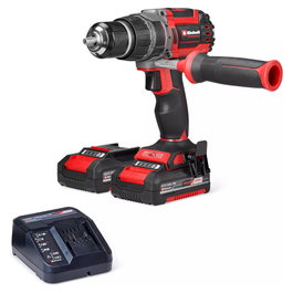 Einhell TP-CD 18/70 Li-i BL Taladro combinando con percusión, 2 baterías de 2.0 Ah