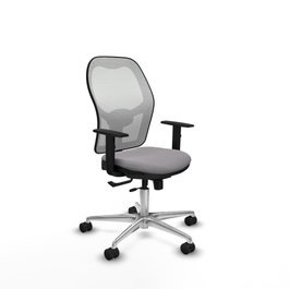 PIQUERAS Y CRESPO Silla de oficina Jorquera Gris/Blanco