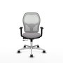 PIQUERAS Y CRESPO Silla de oficina Jorquera Gris/Blanco