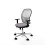 PIQUERAS Y CRESPO Silla de oficina Jorquera Gris/Blanco
