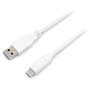 EQUIP Cable USB-C a USB-A 3.2 Gen 1 (5 Gbps) 0.5m Blanco 128366 - USB 3.1 Gen 1, Plug & Play, Cobre, 3A, RoHS