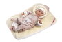 Llorens Muñeca Lala Llorona con Buzo Ositos 42cm Cuerpo Tela