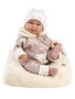 Llorens Muñeca Lala Llorona con Buzo Ositos 42cm Cuerpo Tela