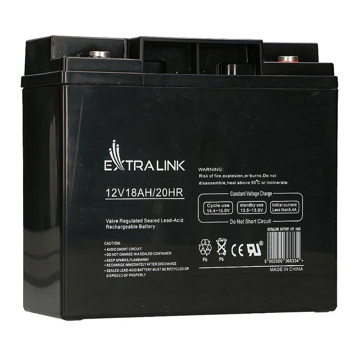 Extralink Batería AGM 12V 18Ah Extralink Batería AGM 12V 18Ah