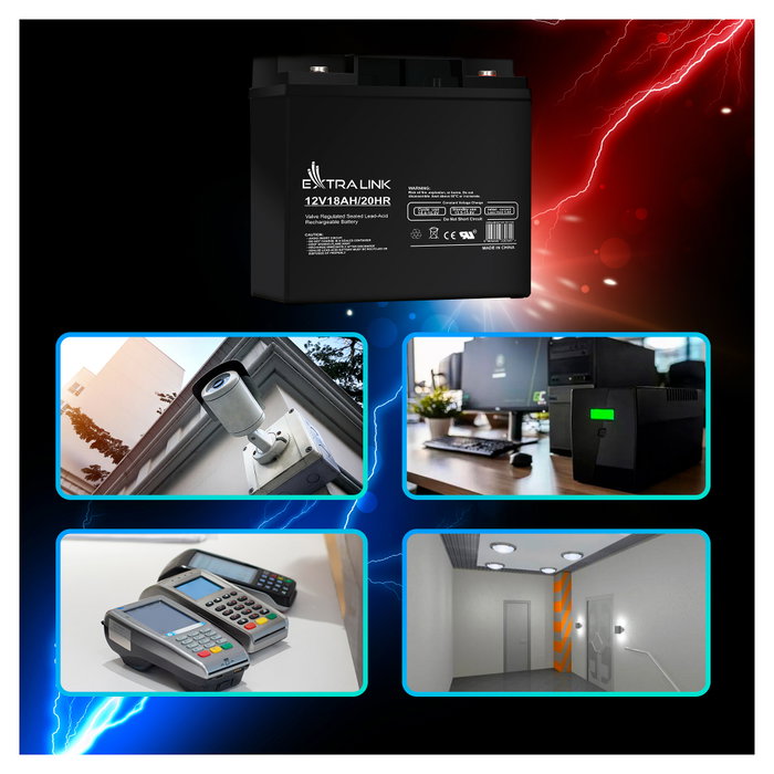 Extralink Batería AGM 12V 18Ah Extralink Batería AGM 12V 18Ah