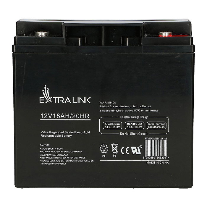 Extralink Batería AGM 12V 18Ah Extralink Batería AGM 12V 18Ah