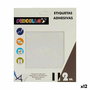 Etiquetas adhesivas Pincello Blanco 17 x 4 x 19 cm 22 x 49 mm Hojas (12 Unidades)