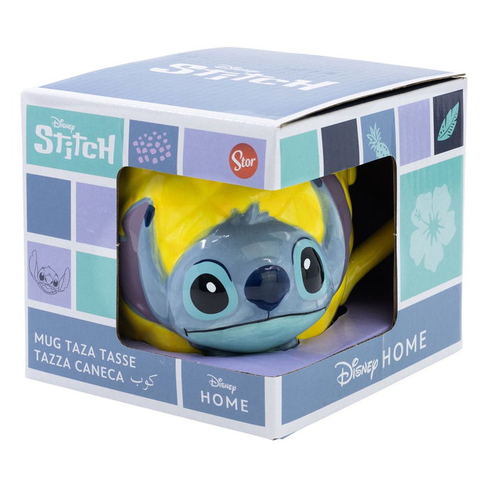 Lilo & Stitch Taza 3D Stitch Pineapple 414 ml