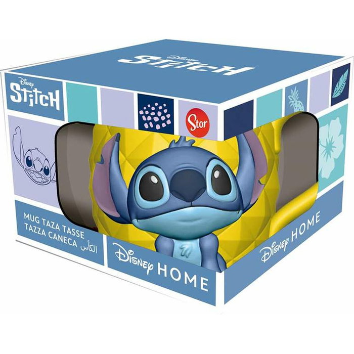 Stor Lilo & Stitch Taza 3D Stitch Pineapple 414 ml con caja de regalo Stor Lilo & Stitch Taza 3D Stitch Pineapple 414 ml con caja de regalo