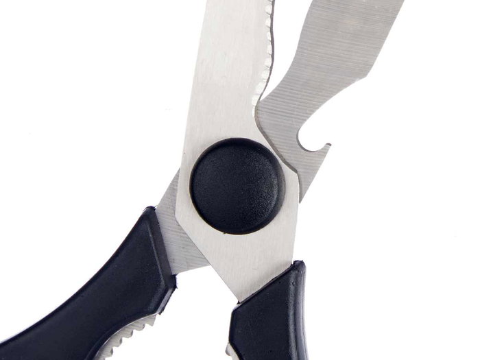 Kinvara Tijera Cocina Mango Negro 21x8 cm (Set de 12)