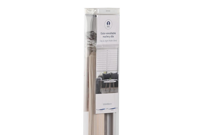 DKD Home Decor Estor Básico Beige Poliéster PVC 190 x 120 cm DKD Home Decor Estor Básico Beige Poliéster PVC 190 x 120 cm