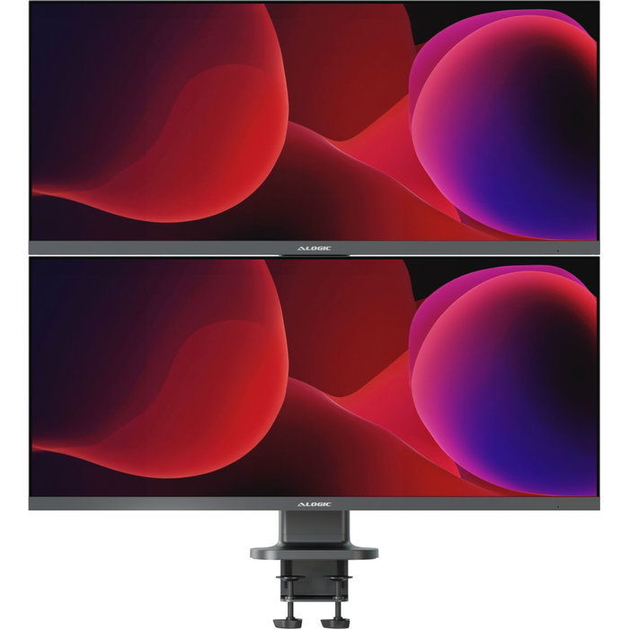 Alogic Elevate 34 Dual Vertical Monitor Stand Space Grey Alogic Elevate 34 Dual Vertical Monitor Stand Space Grey
