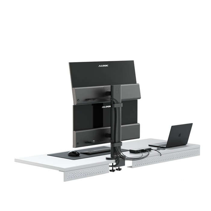 Alogic Elevate 34 Dual Vertical Monitor Stand Space Grey Alogic Elevate 34 Dual Vertical Monitor Stand Space Grey