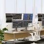 Alogic Elevate 34 Dual Vertical Monitor Stand Space Grey
