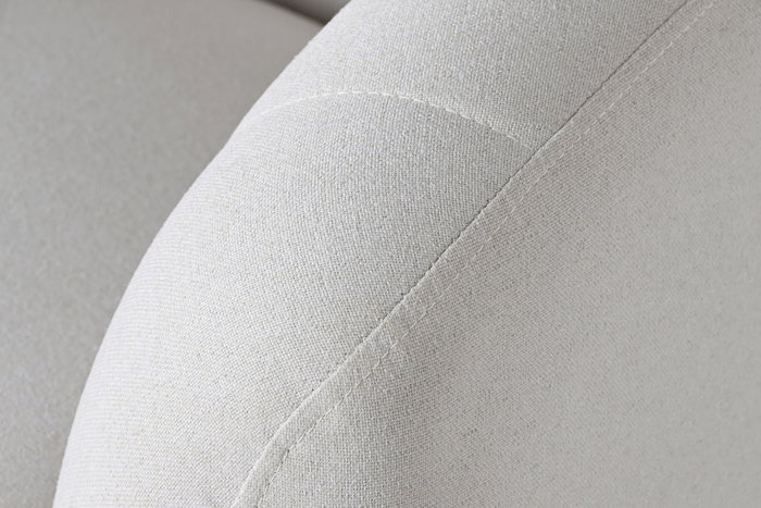 DKD Home Decor Sillón Scandi Beige Negro Poliester Metal Madera Espuma 75x73x81 cm