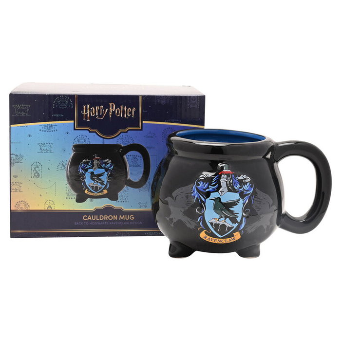 WIDDOP & CO Taza Caldero Ravenclaw Harry Potter, Cerámica, Coleccionable Oficial
