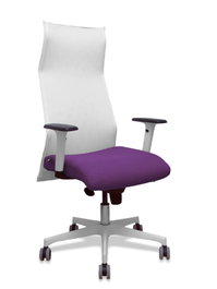 PIQUERAS Y CRESPO Sillón Sahuco Blanco y Morado