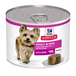 Hill's Science Plan (HSP) Canine Mature Mousse Small & Mini Ternera 12x200 g