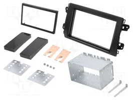 PER.PIC. Bastidor de montaje de radio 2 DIN para Fiat Ducato